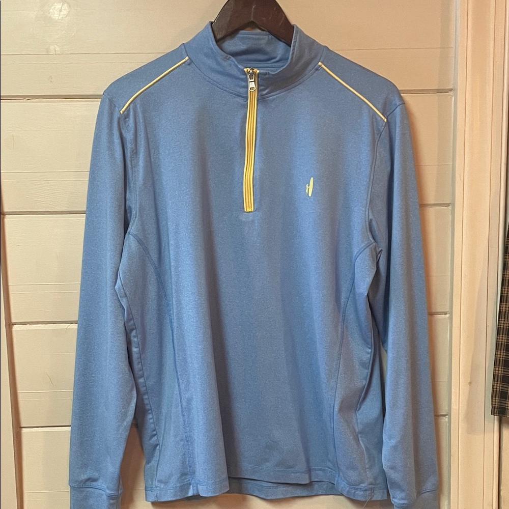 Johnnie-O Performance 1/4 Zip Pull Over Men’s Marina Blue Size Medium.